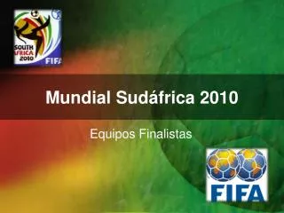 mundial sud frica 2010