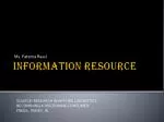 Information resource