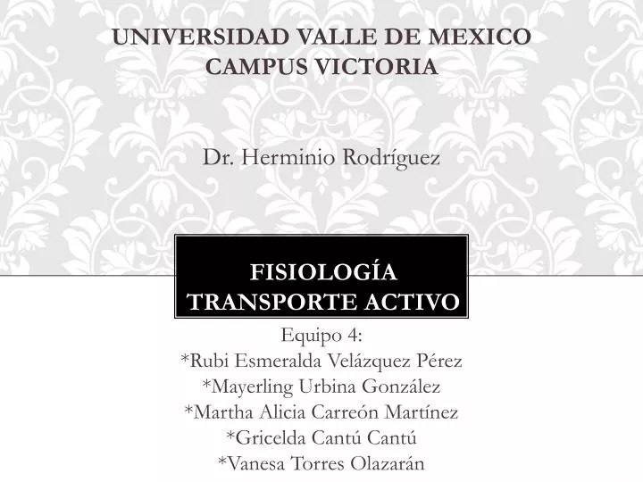 fisiolog a transporte activo