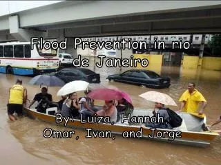Flood Prevention in rio de Janeiro