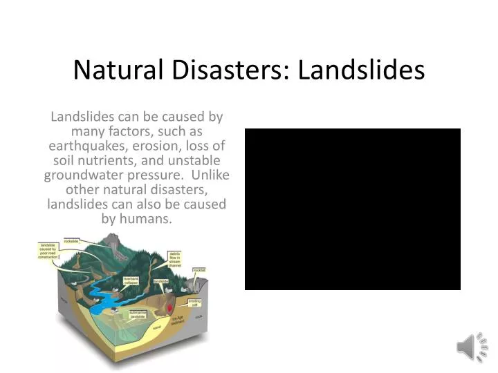 natural disasters landslides