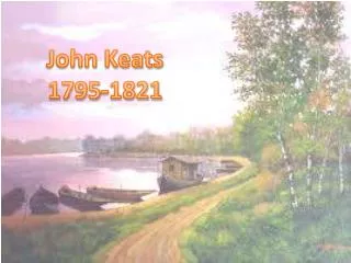 John Keats 1795-1821
