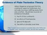 Evidence of Plate Tectonics Theory - slide 1