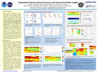 Tropospheric Ozone Laminar Structures and Vertical Correlation Lengths