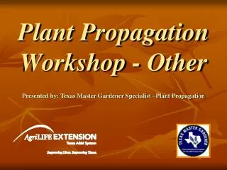 Plant Propagation Workshop - Other