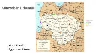 Minerals in Lithuania