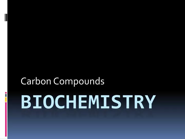 carbon compounds