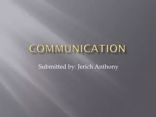 COMMunication