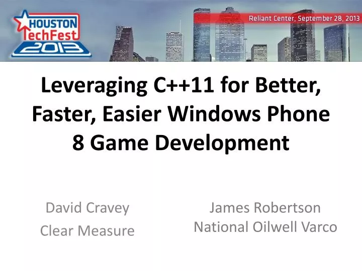 leveraging c 11 for better faster easier windows phone 8 game development