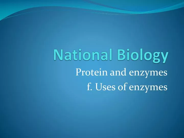 national biology