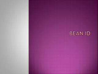 Bean ID
