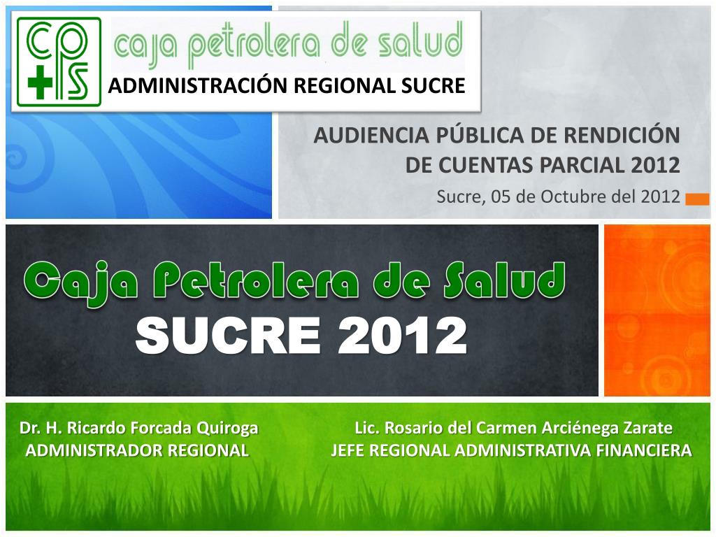 PPT - SUCRE 2012 PowerPoint Presentation, free download - ID:2065369