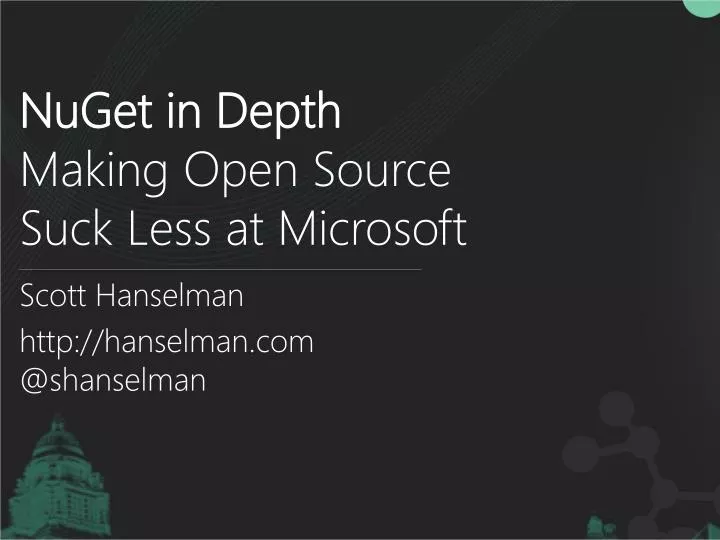 nuget in depth making open source suck less at microsoft