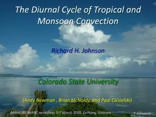 The Diurnal Cycle of Tropical and Monsoon Convection