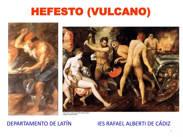 hefesto vulcano