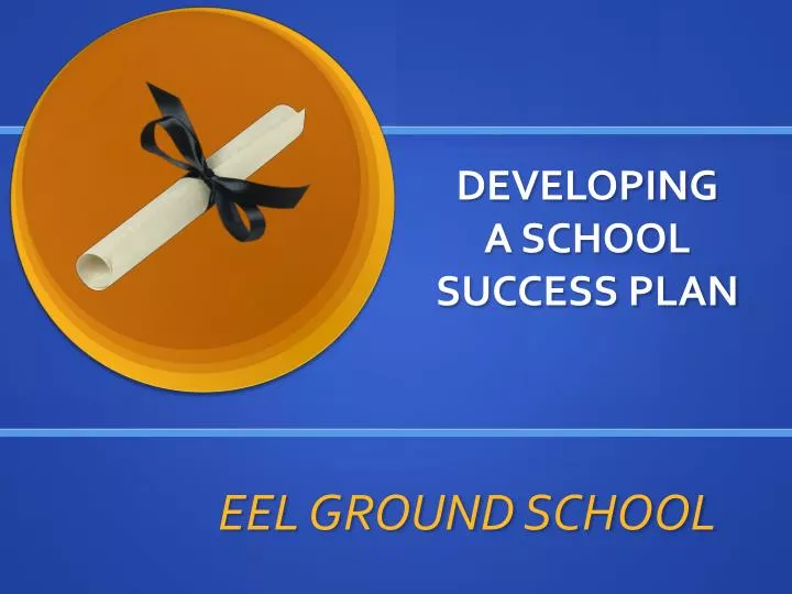 developing a school success plan