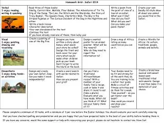 Safari Homework Grid V4