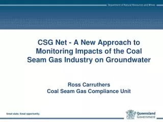 Coal Seam Gas development in Queensland