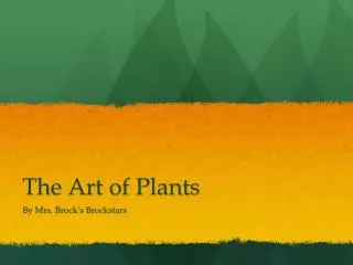 The Art of Plants