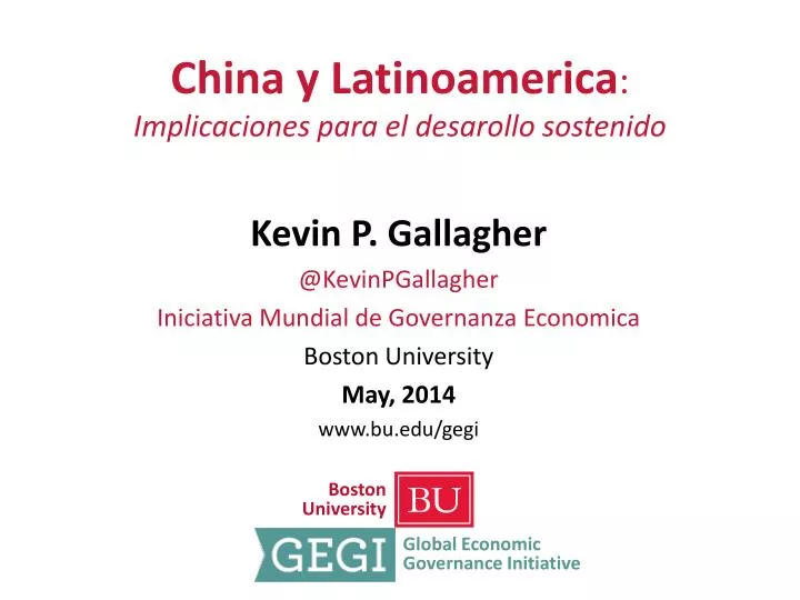 china y latinoamerica implicaciones para el desarollo sostenido