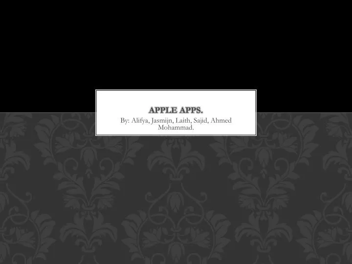 apple apps
