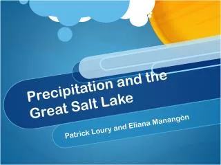 Precipitation and the Great Salt Lake
