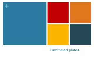 Laminated plates