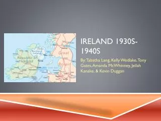 Ireland 1930s-1940s