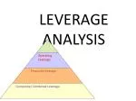 LEVERAGE ANALYSIS - slide 1