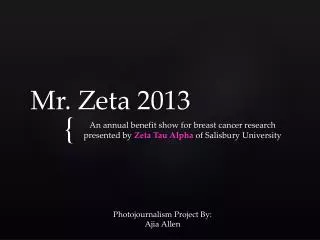 Mr. Zeta 2013