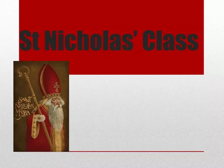 st nicholas class