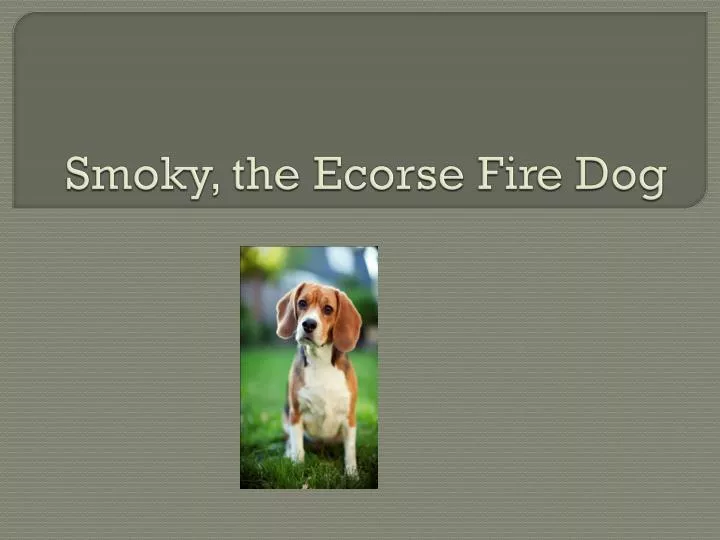 smoky the ecorse fire dog