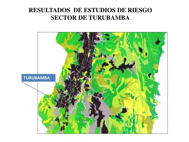 resultados de estudios de riesgo sector de turubamba