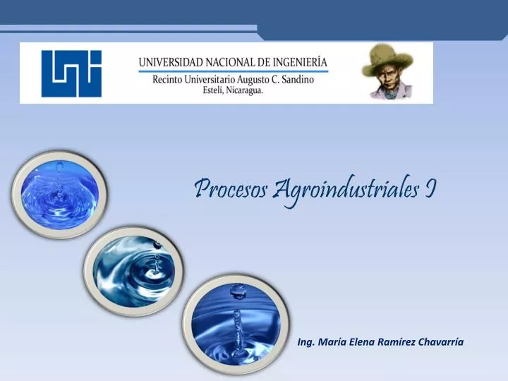 procesos agroindustriales i