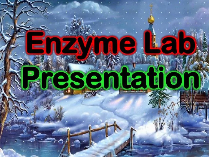 enzyme lab presentation