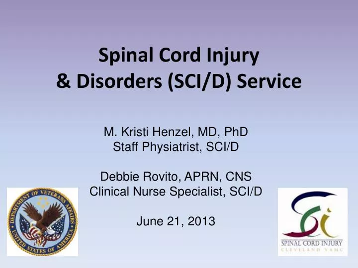 spinal cord injury disorders sci d service