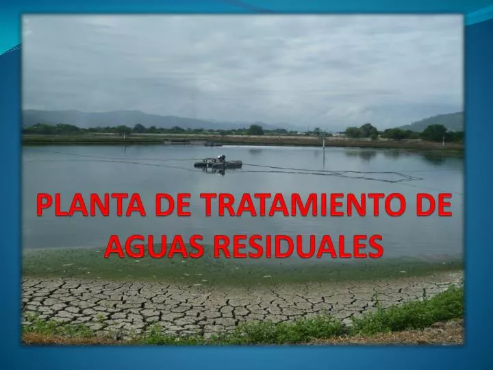 planta de tratamiento de aguas residuales