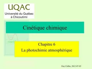 cin tique chimique