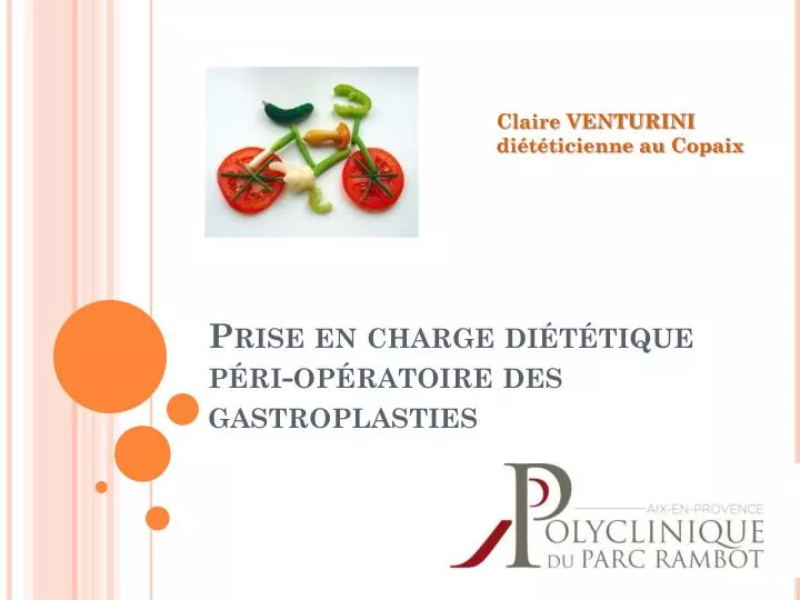 prise en charge di t tique p ri op ratoire des gastroplasties