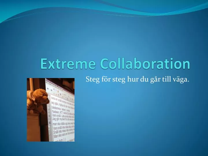 extreme collaboration