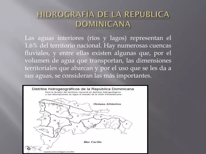 hidrograf a de la rep blica dominicana