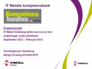 IF Metalls kompetensbank