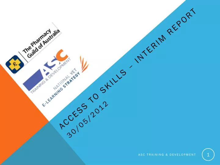 access to skills interim report 30 05 2012