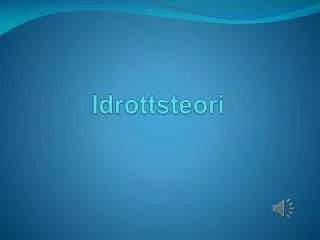 idrottsteori