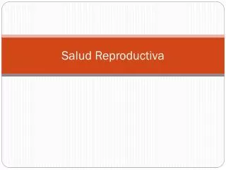 salud reproductiva