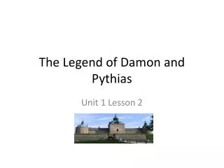 the legend of damon and pythias