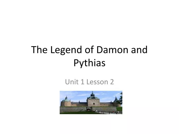 the legend of damon and pythias