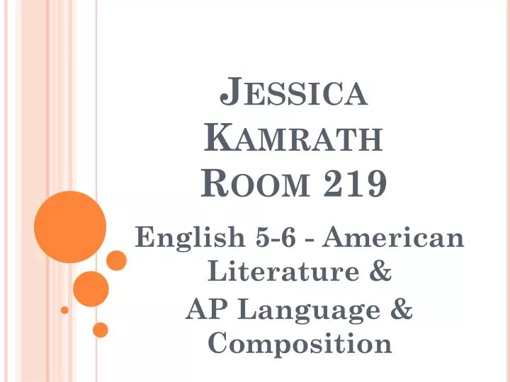 jessica kamrath room 219