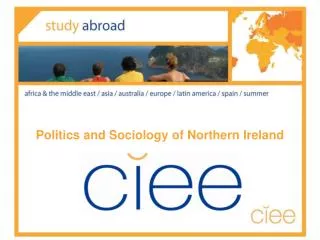 Politics and Sociology of Northern Ireland