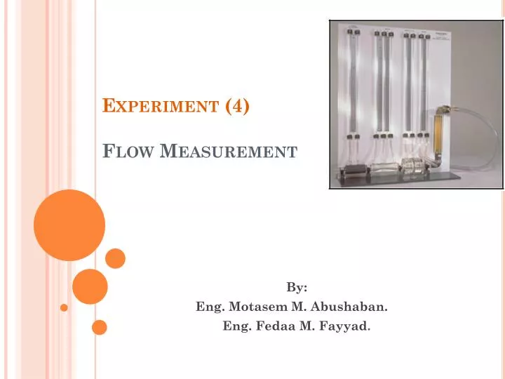 experiment 4 flow measurement